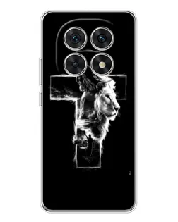 Чохол для Xiaomi Redmi Note 15 5G з картинкою «Сяючий хрест Jesus»