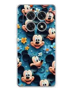 Чехол для Xiaomi Redmi Note 15 5G с картинкой «Паттерн Микки и Минни»