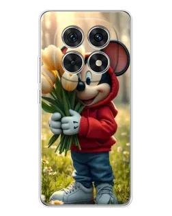 Чехол для Xiaomi Redmi Note 15 5G с картинкой «Микки с тюльпанами» Чехол для Xiaomi Redmi Note 15 5G с картинкой «Микки с тюльпанами»