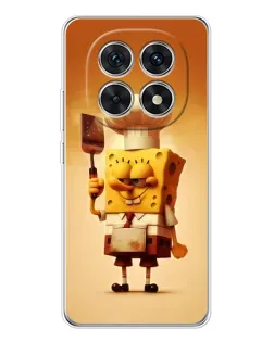 Чехол для Xiaomi Redmi Note 15 5G с картинкой «Губка Боб повар»