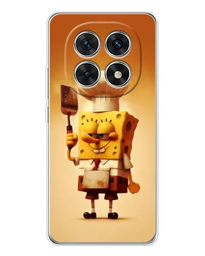 Чехол для Xiaomi Redmi Note 15 5G с картинкой «Губка Боб повар»