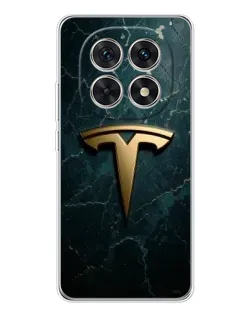 Чехол для Xiaomi Redmi Note 15 5G с картинкой «Мраморная Tesla Gold»