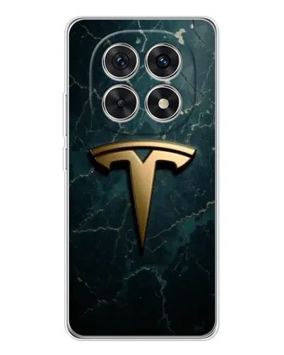 Чехол для Xiaomi Redmi Note 15 5G с картинкой «Мраморная Tesla Gold»