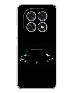 Чохол для Xiaomi Redmi Note 15 5G з картинкою «Mercedes — силует авто»