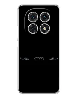 Чехол для Xiaomi Redmi Note 15 5G с картинкой «Audi — световой подпись»