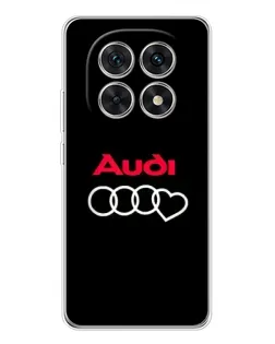 Чехол для Xiaomi Redmi Note 15 5G с картинкой «Логотип Audi Heart»