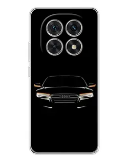 Чехол для Xiaomi Redmi Note 15 5G с картинкой «Audi — ночной контур»