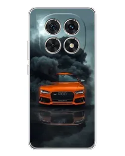 Чехол для Xiaomi Redmi Note 15 5G с картинкой «Audi в облаках дыма»