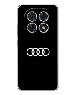 Чехол для Xiaomi Redmi Note 15 5G с картинкой «Audi White Logo»