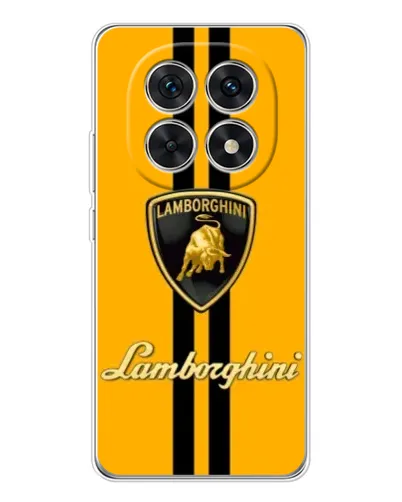 Чехол для Xiaomi Redmi Note 15 5G с картинкой «Lamborghini Stripe желтый»