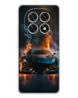 Чехол для Xiaomi Redmi Note 15 5G с картинкой «Lamborghini дымная эстетика»