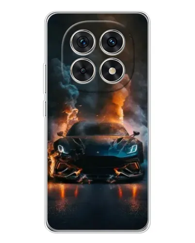 Чехол для Xiaomi Redmi Note 15 5G с картинкой «Lamborghini дымная эстетика»