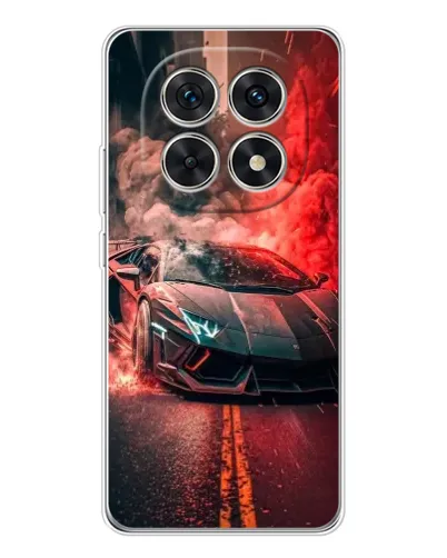 Чехол для Xiaomi Redmi Note 15 5G с картинкой «Lamborghini красный дым»