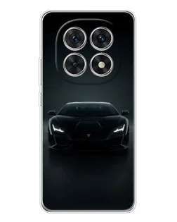 Чехол для Xiaomi Redmi Note 15 5G с картинкой «Черный Lamborghini Aventador»