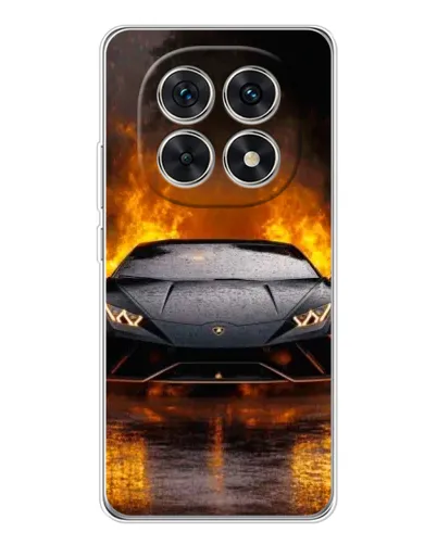 Чехол для Xiaomi Redmi Note 15 5G с картинкой «Lamborghini в огне»