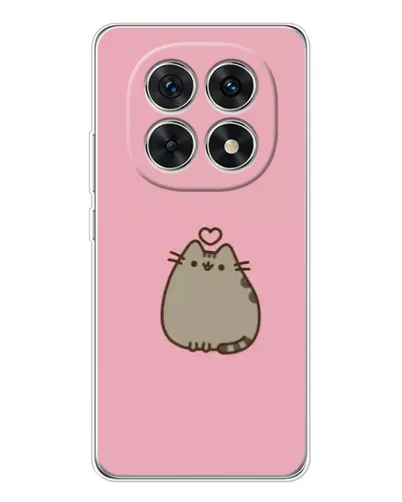 Чехол для Xiaomi Redmi Note 15 5G с картинкой «Pusheen сердце»