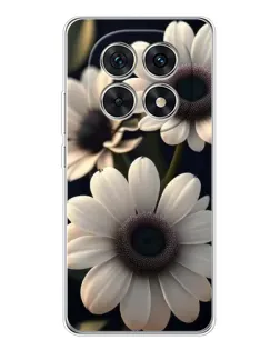 Чехол для Xiaomi Redmi Note 15 5G с картинкой «Белые маргаритки макро»
