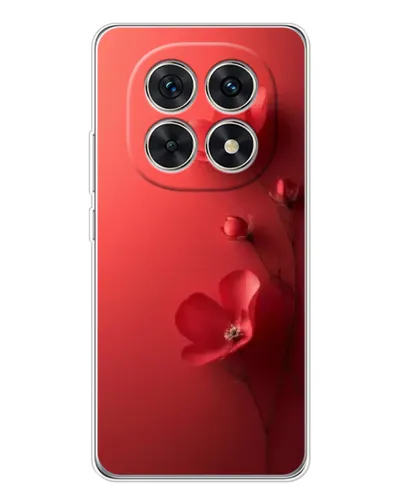 Чехол для Xiaomi Redmi Note 15 5G с картинкой «Маковые соцветия»