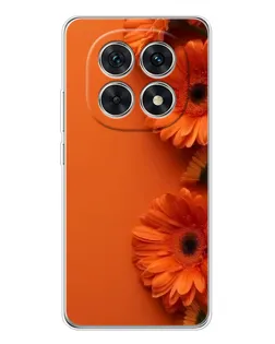 Чехол для Xiaomi Redmi Note 15 5G с картинкой «Оранжевые герберы»