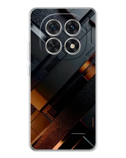 Чехол для Xiaomi Redmi Note 15 5G с картинкой «Черные геометрические блоки»
