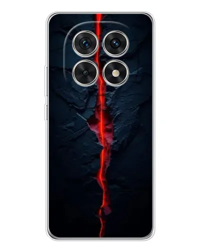 Чехол для Xiaomi Redmi Note 15 5G с картинкой «Kрасная лавовая трещина»