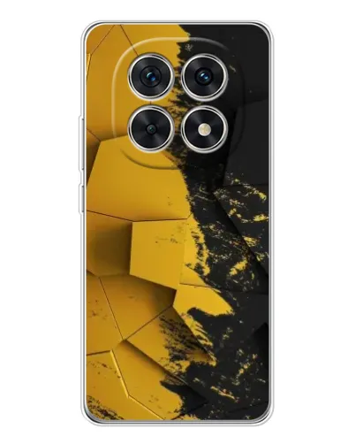 Чехол для Xiaomi Redmi Note 15 5G с картинкой «Золотые осколки геометрии»