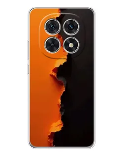 Чехол для Xiaomi Redmi Note 15 5G с картинкой «Оранжевый разлом»