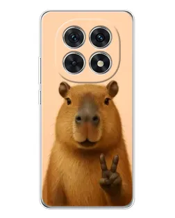 Чехол для Xiaomi Redmi Note 15 5G с картинкой «Капибара виктория» Чехол для Xiaomi Redmi Note 15 5G с картинкой «Капибара виктория»