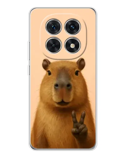 Чехол для Xiaomi Redmi Note 15 5G с картинкой «Капибара виктория» Чехол для Xiaomi Redmi Note 15 5G с картинкой «Капибара виктория»