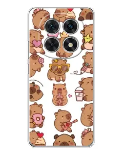 Чехол для Xiaomi Redmi Note 15 5G с картинкой «Стикерпак с капибарами» Чехол для Xiaomi Redmi Note 15 5G с картинкой «Стикерпак с капибарами»
