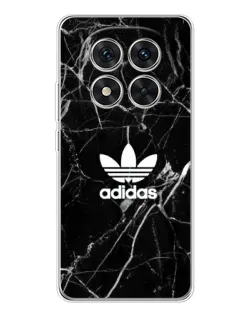 Чехол для Xiaomi Redmi Note 15 Pro 5G с картинкой «Белый мрамор Adidas»