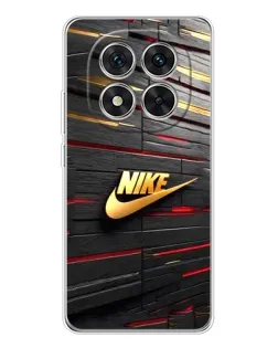 Чехол для Xiaomi Redmi Note 15 Pro 5G с картинкой «Золотой Nike на металле»