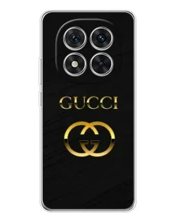 Чохол для Xiaomi Redmi Note 15 Pro 5G з картинкою «Золотий логотип Gucci»