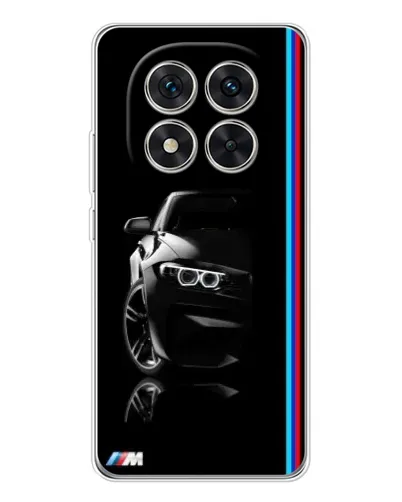 Чохол для Xiaomi Redmi Note 15 Pro 5G з картинкою «Силует BMW в темряві»