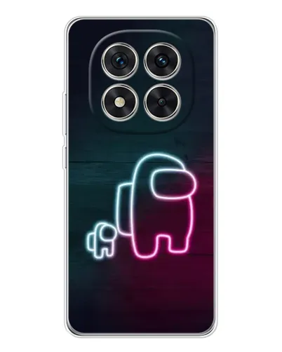 Чохол для Xiaomi Redmi Note 15 Pro 5G з картинкою «Among Us неон-арт»