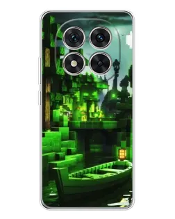 Чохол для Xiaomi Redmi Note 15 Pro 5G з картинкою «Minecraft лісовий пейзаж»