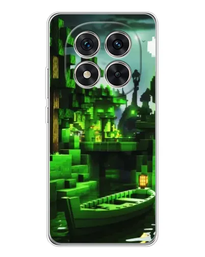 Чохол для Xiaomi Redmi Note 15 Pro 5G з картинкою «Minecraft лісовий пейзаж»