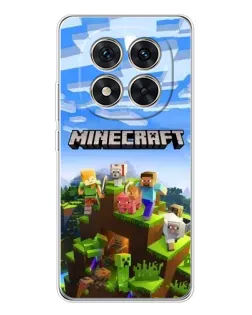 Чохол для Xiaomi Redmi Note 15 Pro 5G з картинкою «Minecraft класичний світ»