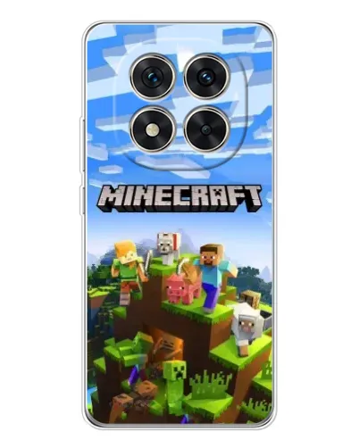 Чохол для Xiaomi Redmi Note 15 Pro 5G з картинкою «Minecraft класичний світ»
