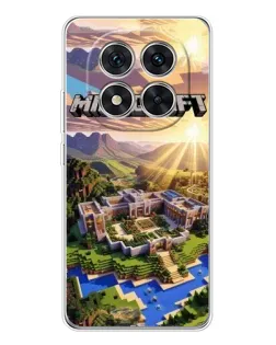 Чохол для Xiaomi Redmi Note 15 Pro 5G з картинкою «Minecraft панорама»