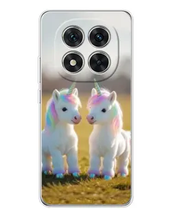 Чохол для Xiaomi Redmi Note 15 Pro 5G з картинкою «Пара єдинорогів»
