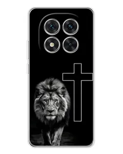 Чохол для Xiaomi Redmi Note 15 Pro 5G з картинкою «Лев та Хрест» Чохол для Xiaomi Redmi Note 15 Pro 5G з картинкою «Лев та Хрест»