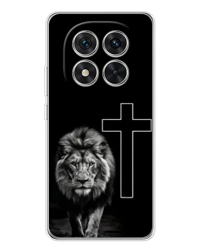 Чохол для Xiaomi Redmi Note 15 Pro 5G з картинкою «Лев та Хрест» Чохол для Xiaomi Redmi Note 15 Pro 5G з картинкою «Лев та Хрест»