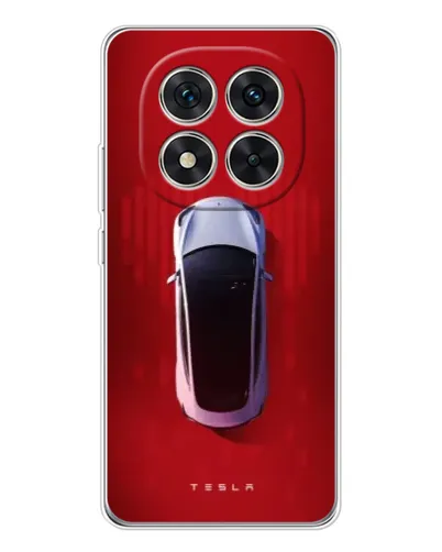 Чохол для Xiaomi Redmi Note 15 Pro 5G з картинкою «Tesla Top View»