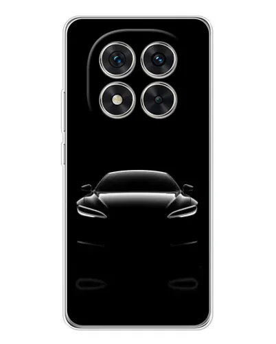 Чохол для Xiaomi Redmi Note 15 Pro 5G з картинкою «Силует Tesla Night»