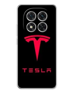 Чохол для Xiaomi Redmi Note 15 Pro 5G з картинкою «Tesla Red Logo»