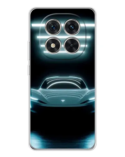 Чохол для Xiaomi Redmi Note 15 Pro 5G з картинкою «Tesla в неоні»