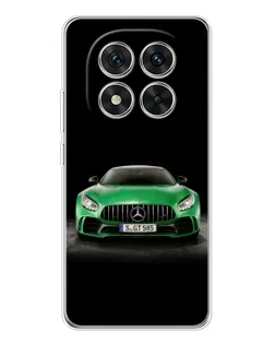 Чохол для Xiaomi Redmi Note 15 Pro 5G з картинкою «Mercedes — неоновий лого»