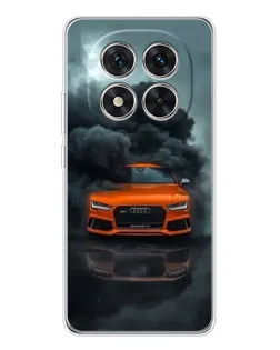 Чохол для Xiaomi Redmi Note 15 Pro 5G з картинкою «Audi у хмарах диму»