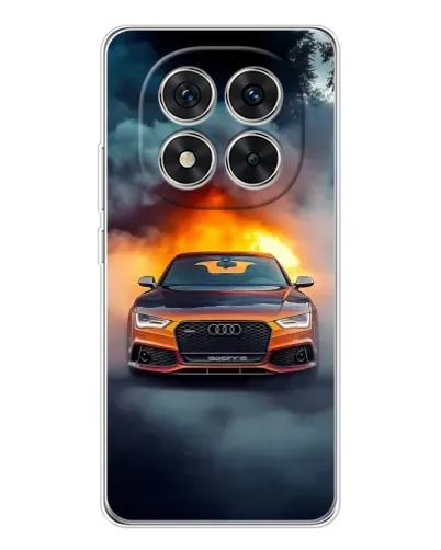 Чохол для Xiaomi Redmi Note 15 Pro 5G з картинкою «Audi у вогняному диму» Чохол для Xiaomi Redmi Note 15 Pro 5G з картинкою «Audi у вогняному диму»